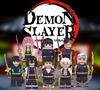 Custom Set of 8 Demon Slayer Mini-Figz! (2nd Edition)!