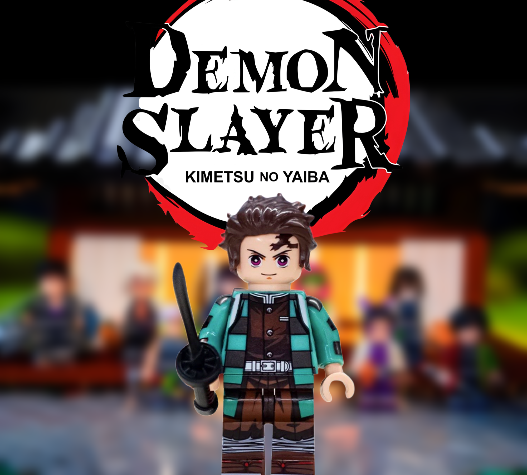 Custom Set of 8 Demon Slayer Mini-Figz(1st Edition)!